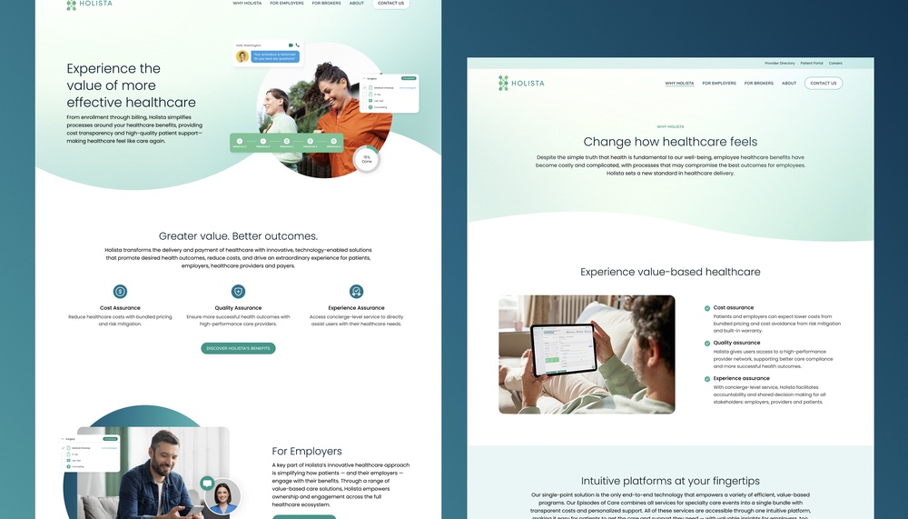 holista desktop pages