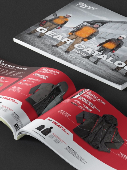 Montage of Core designed Milwaukee Tool display